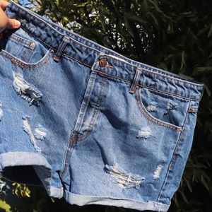 Forever 21 Ripped Shorts